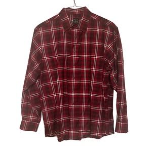 Jos A Bank Traveler's Collection Button Down Shirt Red Size XL